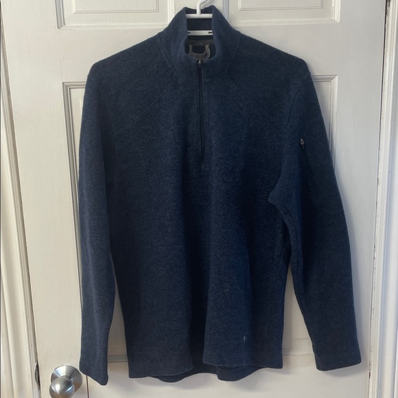 Smartwool Other - Smartwool wool blend navy quarter zip sweater men’s size medium